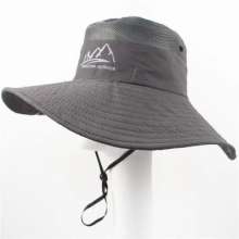 Outdoor climbing sunhat. Fishing fisherman hat. Mirror sun protection round net cap. Publicity caps for leisure scenic spots. hat