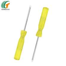 Supply slotted screwdriver 2*85MM yellow transparent handle slotted screwdriver mini slotted screwdriver
