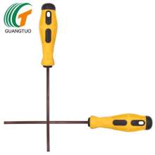 Supply 5MM6MM imported S2 flat-blade screwdriver, large-handle screwdriver, high-quality, ground-handle screwdriver