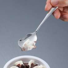 不锈钢甜品勺 雪糕酸奶勺 冰淇淋勺 可爱小勺子 布丁勺 蛋糕勺