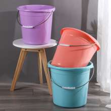 家用手提塑料水桶 加厚大号储水用桶 宿舍学生用洗澡桶