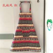 韩版加厚帆布印花围裙厂家批发尺寸可以客户要求做  围裙