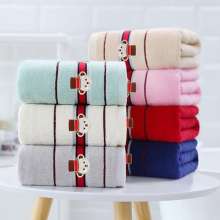 Jie Liya bath towel Soft and absorbent Teddy cotton bath towel with embroidery logo. Jie Liya towel. Face towel 6750