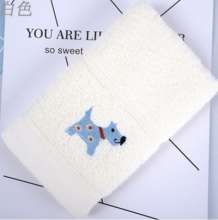 Jie Liya children's towel pure cotton soft absorbent plain cotton children's towel can be embroidered logo. Jie Liya 7041. Towel