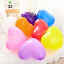 10寸2.2克心形气球 印字马卡龙婚庆汽球加厚乳胶生日派对    气球