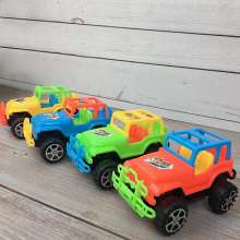 越野车迷你回力小汽车玩具 小汽车玩具 长约11.5cm卡通车玩具赠品玩具