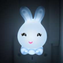 Smart LED night light. New and strange cartoon creative gift plug-in energy-saving light control night light.