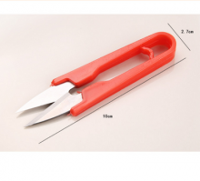 U型彩色塑料弹簧纱剪十字绣线头剪家用缝纫迷你 手工剪十字绣剪