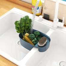创意厨房马鞍沥水篮 水槽厨余垃圾沥水挂篮 水池蔬菜
