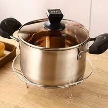 Stainless steel pot holder. Steaming rack. Multifunctional pot shelving heat resistant kitchen shelving pot storage