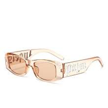 2023 New fashion square MN sunglasses. A woman's Internet celebrity glasses. Sunglasses. Male alphabet punk glasses style hip Hop sunglasses