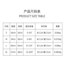 宠物牵引绳 背心式狗狗猫咪胸背带 小型犬反光狗绳狗链