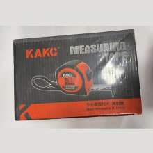 KAKC透明壳卷尺透明钢卷尺子3米5米7.5米10米木工装修耐摔高精度不锈钢卷尺盒尺